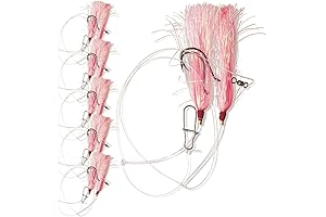 Uncle Mo's Tackle 5 Pack Hi-Lo Rig Killer Fluke Flounder Fishing Saltwater