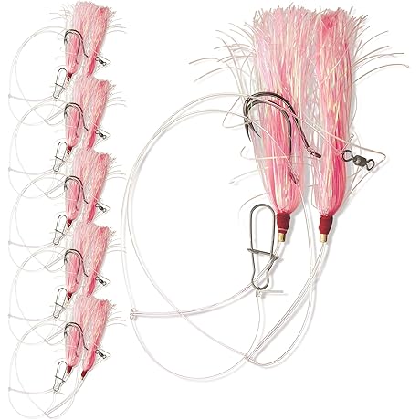 Uncle Mo's Tackle 5 Pack Hi-Lo Rig Killer Fluke Flounder Fishing Saltwater