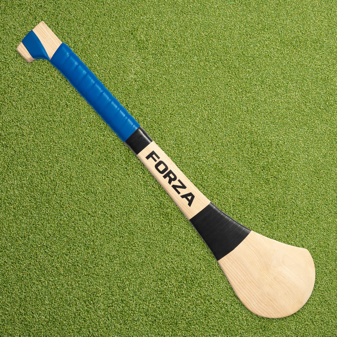 FORZA Ash Wood Hurling Stick - GAA Hurling & Camogie Stick [5 Sizes] (Blue, 26in) — image 1