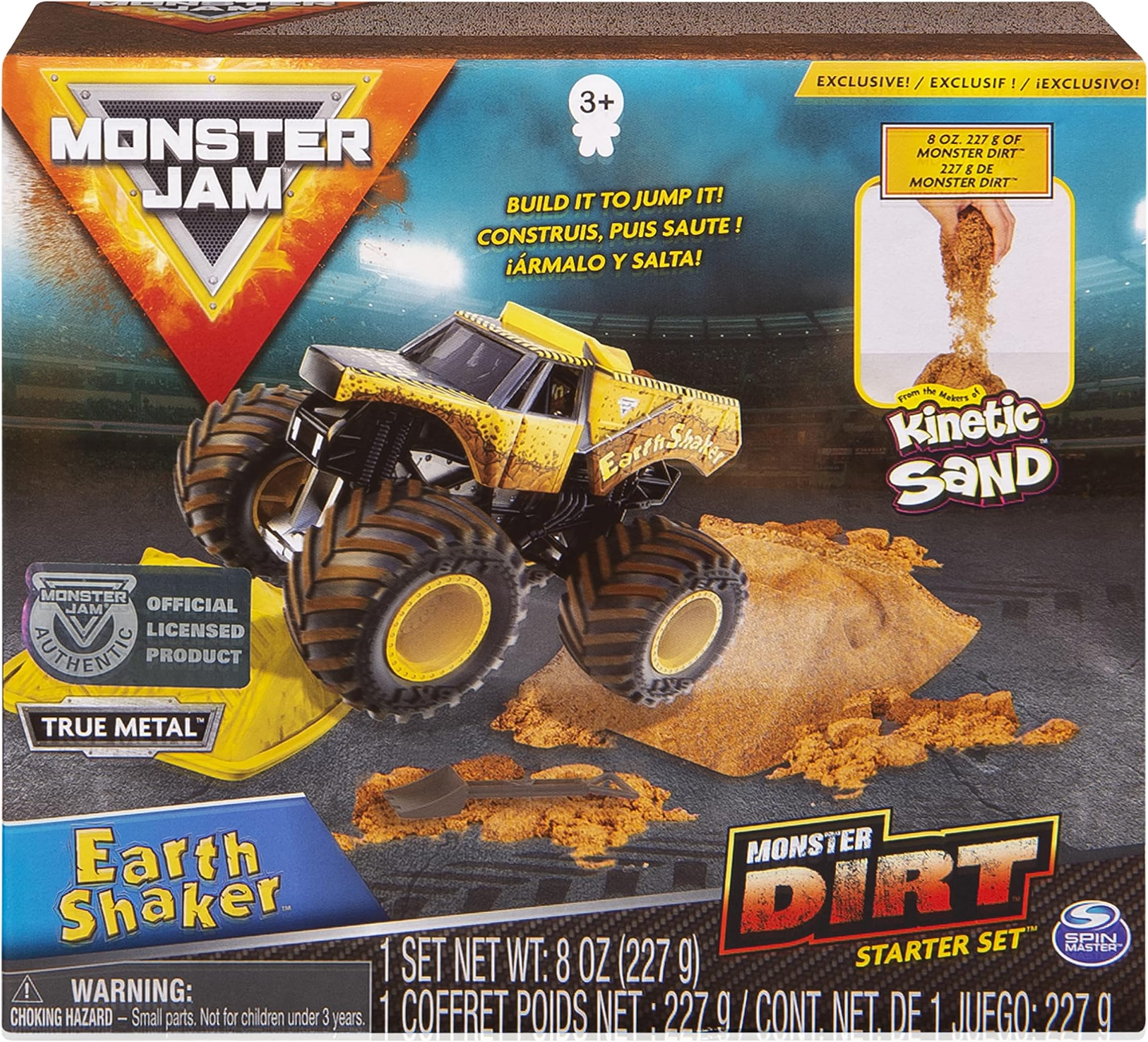 Kinetic Dirt Starter Set-Earth Shaker for Boys 5+|Multicolor, Kid