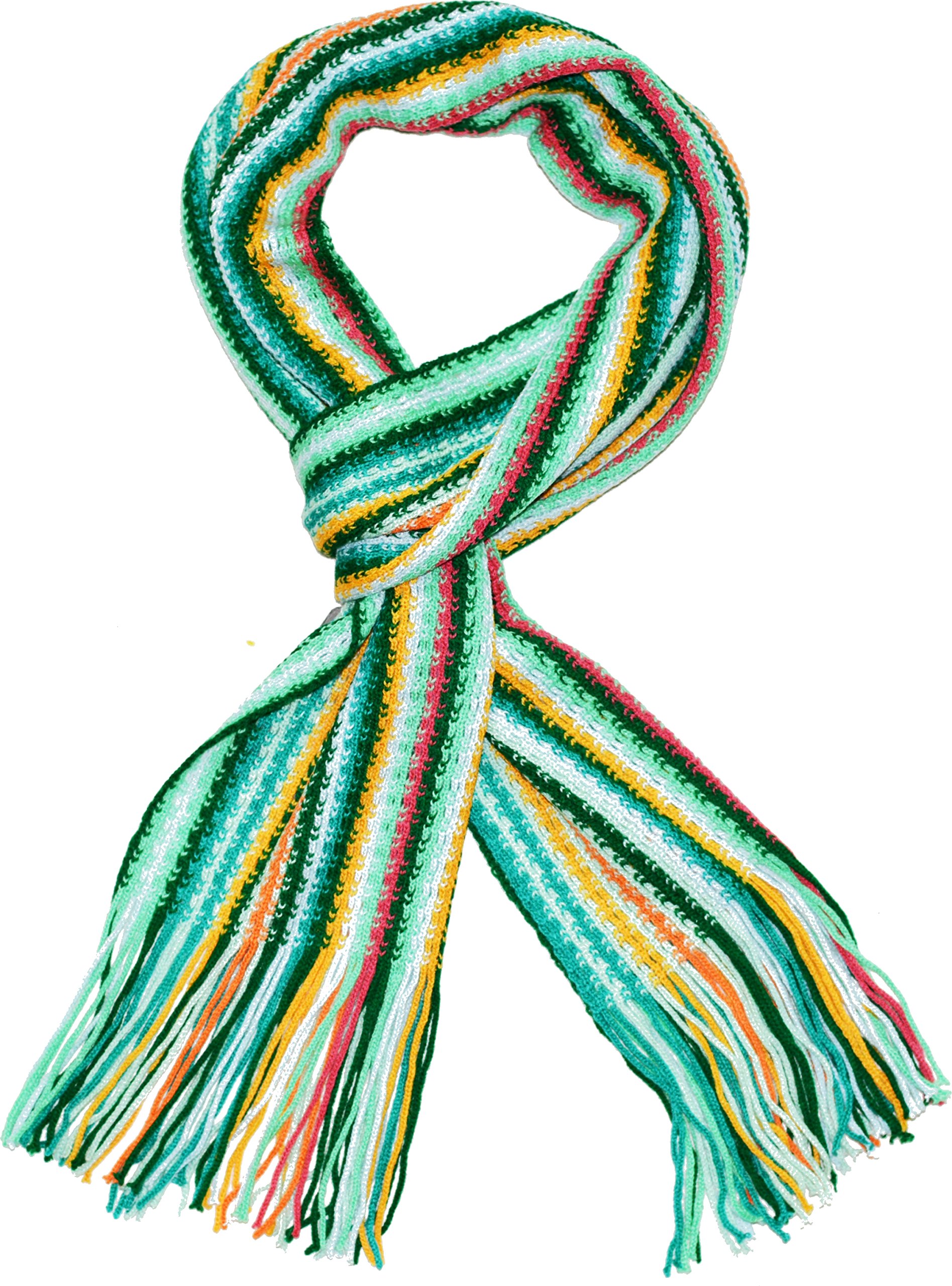 Blyss Unisex 307 Multicolour Green, Free size Muffler-image-32