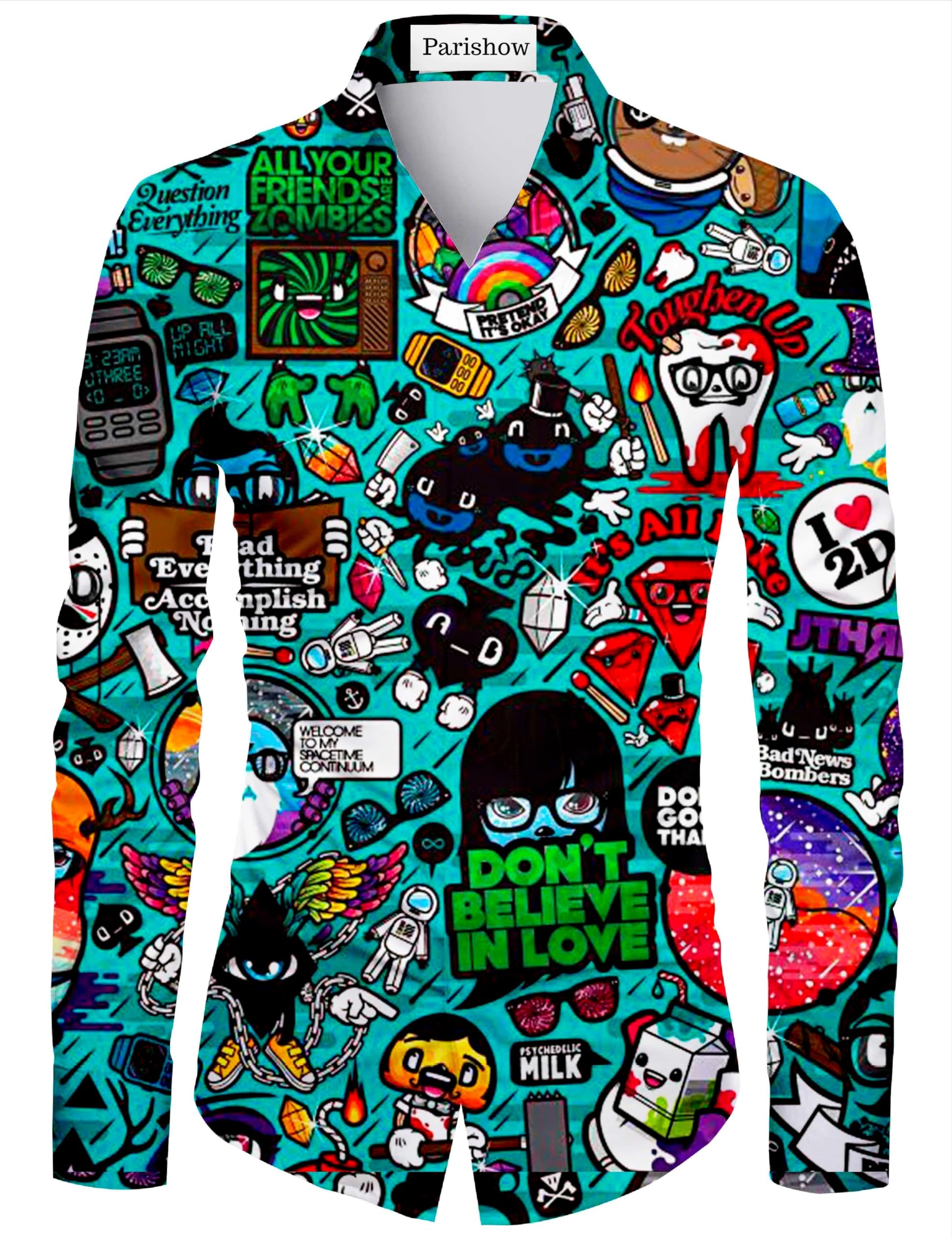 Polycotton Printed Shirt Fabric (Unstitched) PJE-ShirtGreendingla-1-picture-16