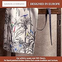 Vista 325 de Maison d' Hermine Delantal 100% de algodón para mujeres con bolsillo de cocina delantal de chef para hombres, decoración de Pascua