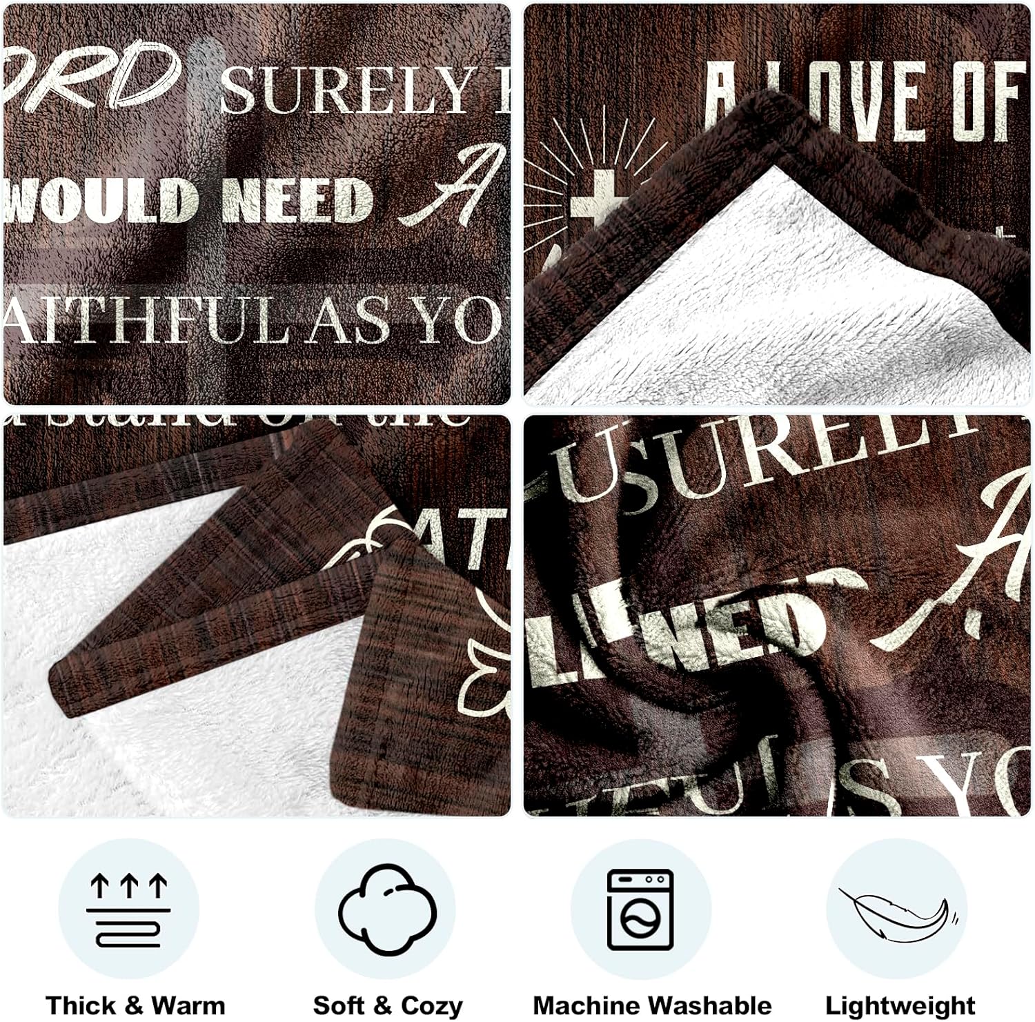 Pastor Appreciation Gifts, Christmas Pastor Gifts for Men, Gift for Pastors Appreciation Day, Christian Pastors Gift Blanket 50"x60", Catholic Religious Presents for Priests, Presents for Priests - Image 7