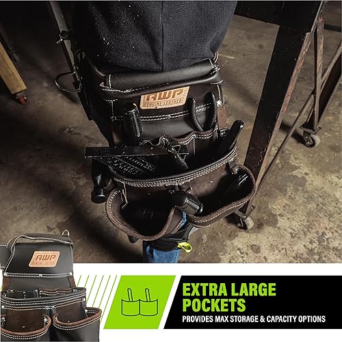 Vista 16 de AWP Tool Belt, Tool Rig, Durable, Premium Tool Belt Organizer