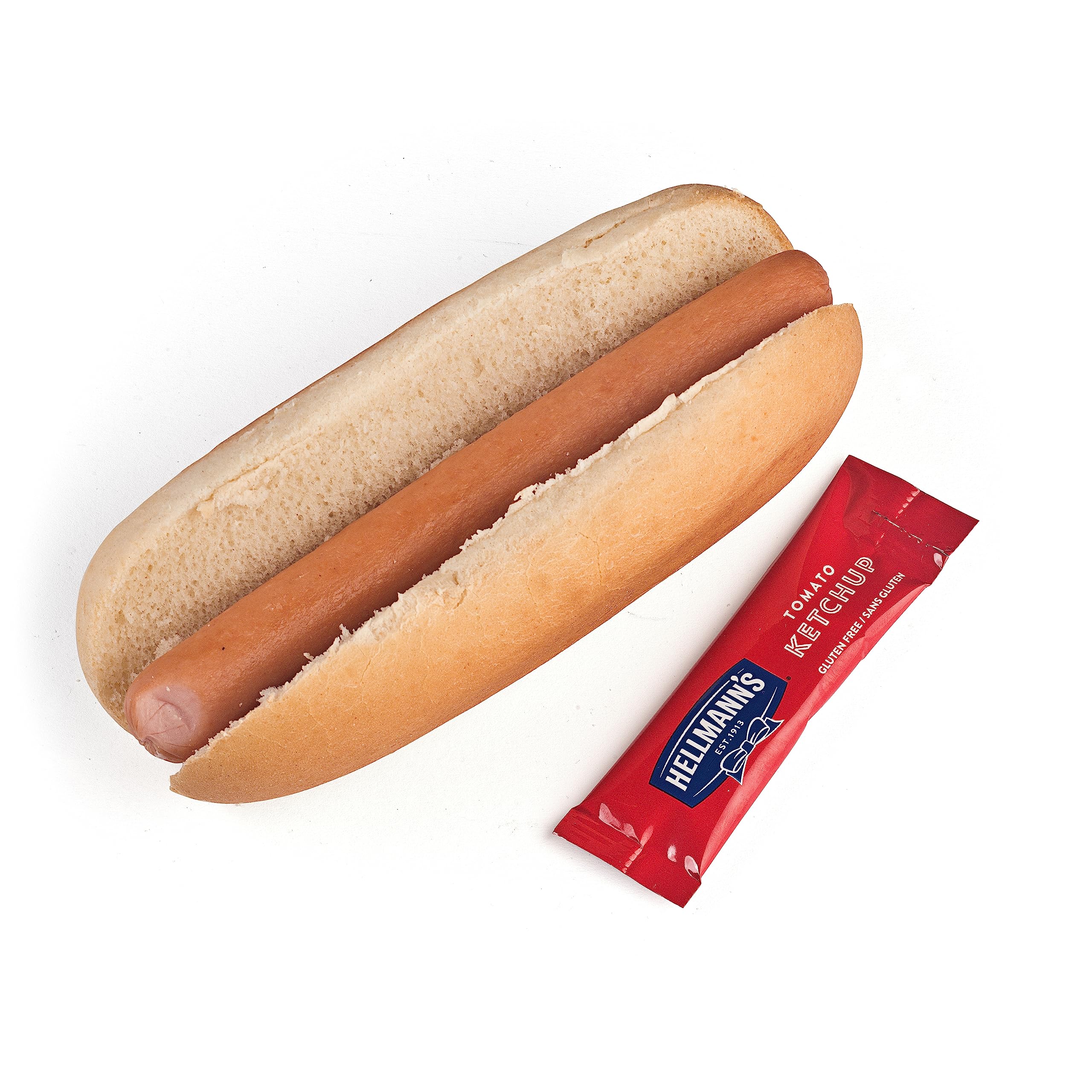 Food United Hot Dog Classic 20x für Mikrowelle, Fertiggericht in To-Go-Verpackung fürs Büro, Fast-Food servierfertig für Imbisse, Bistro, Cafés, Wurst in Aroma-Verpackung, gekühlt