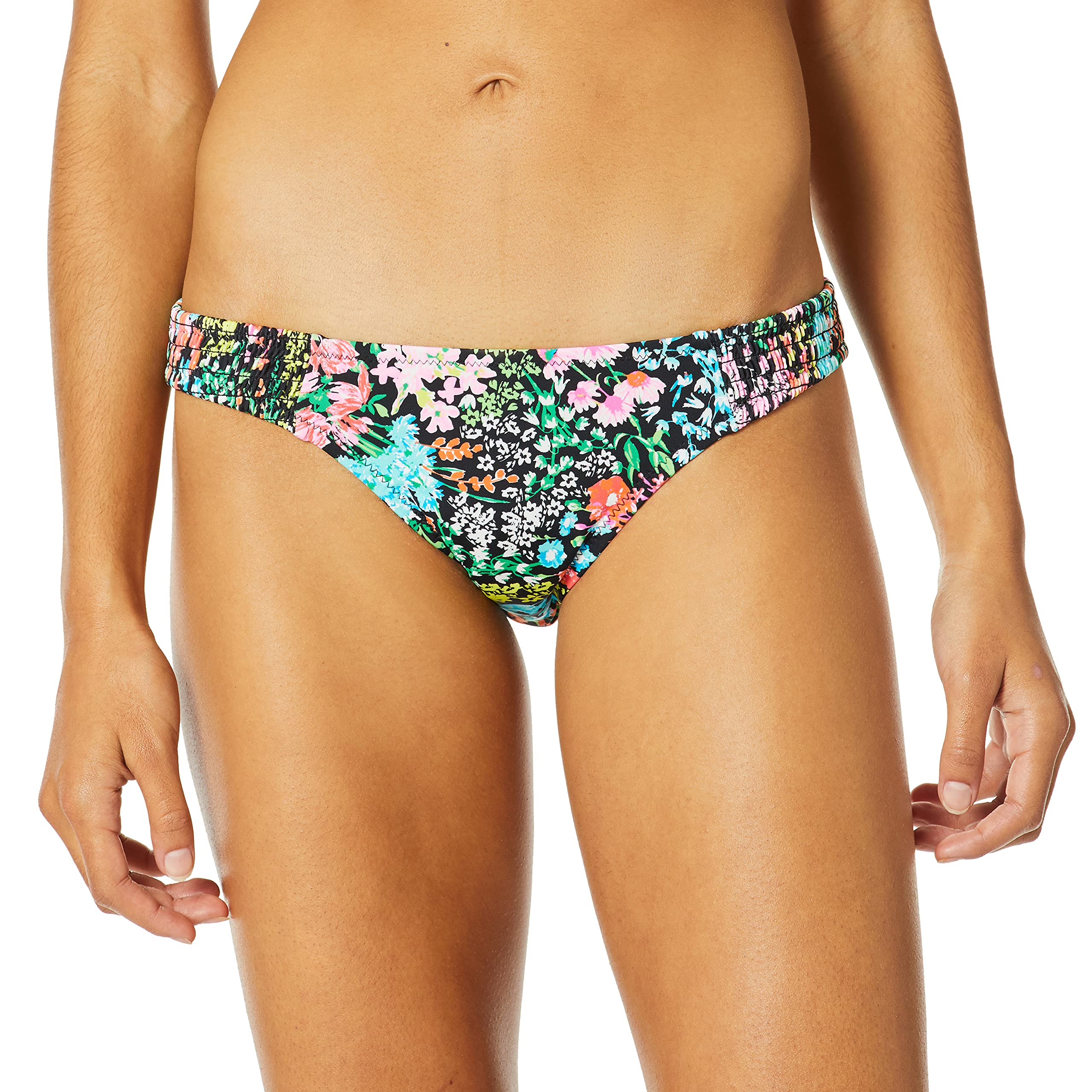 COCO RAVEWomen's Bikini Bottom Swimsuit with Side Smocking