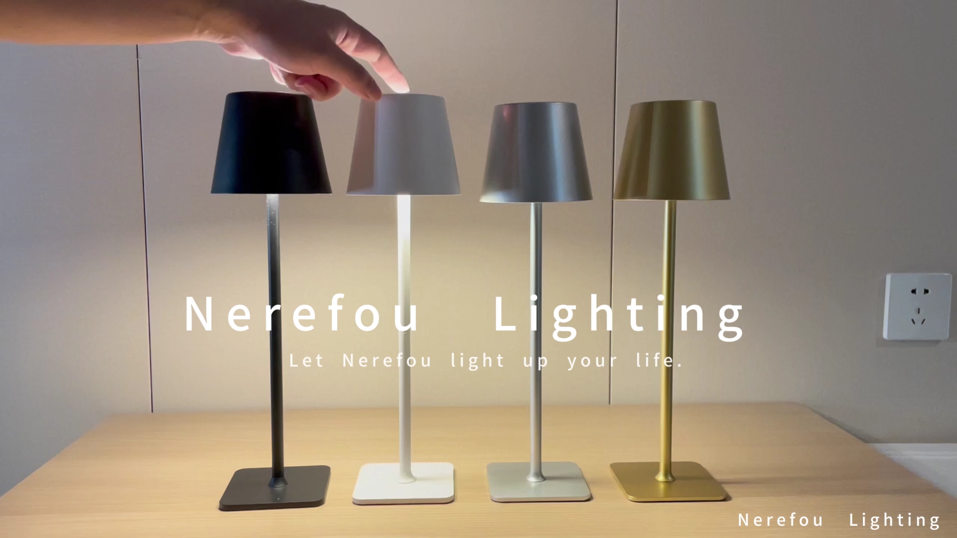 Led Lamp Small Cordless Table Lamps Rechargeable Set Of For