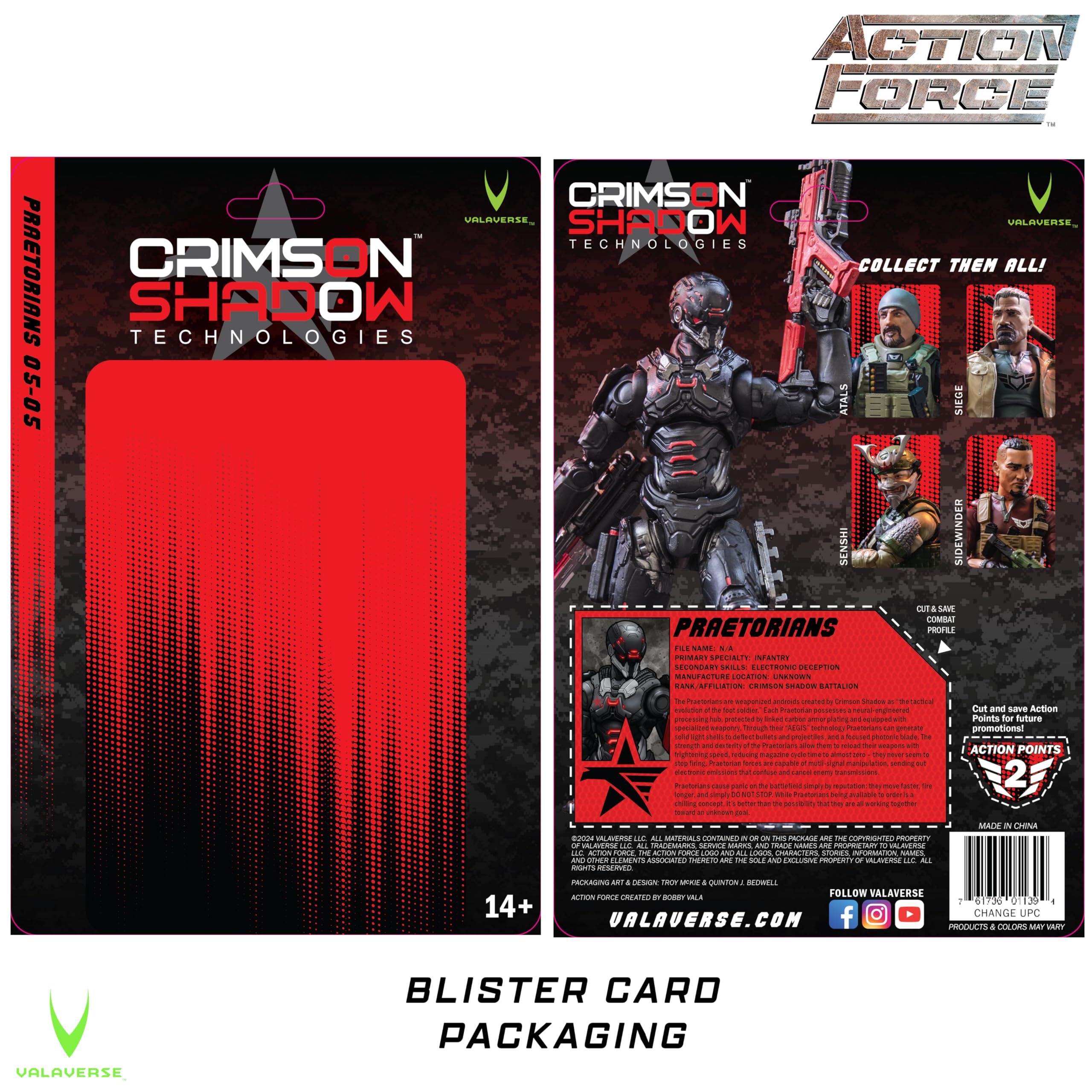 Amazon.co.jp: Action Force Valaverse Series 5 プレトリアン