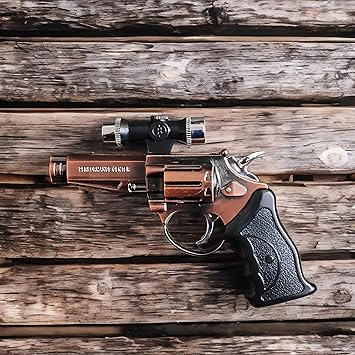 JGG Jain Gift Gallery Gun ShapeLighter Pistol Lighter -Windproof Jet Flame Gun Shaped Lighter