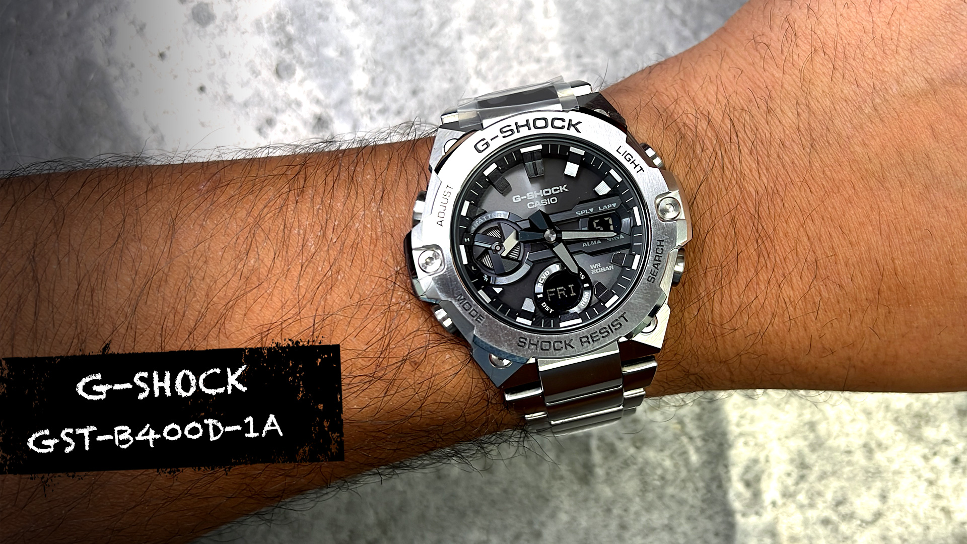 Watch Review on the Wrist Amazing Value G-Shock GST-B400D-1A on