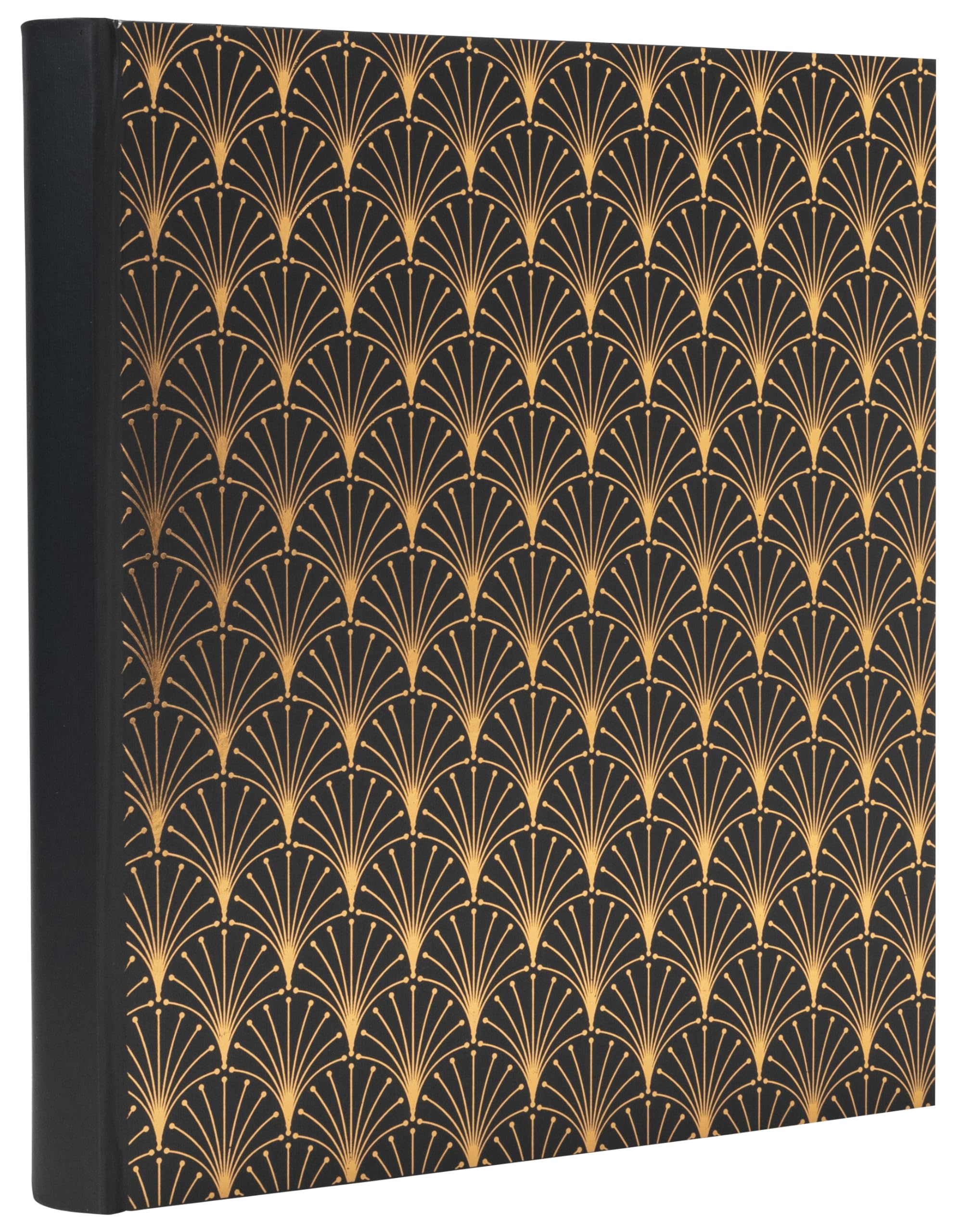 Exacompta - Ref 16095E - NeoDeco book photo album - 300 photos - 60 black pages - format 29 x 32 cm - cardboard cover covered with black textured paper with glossy effect