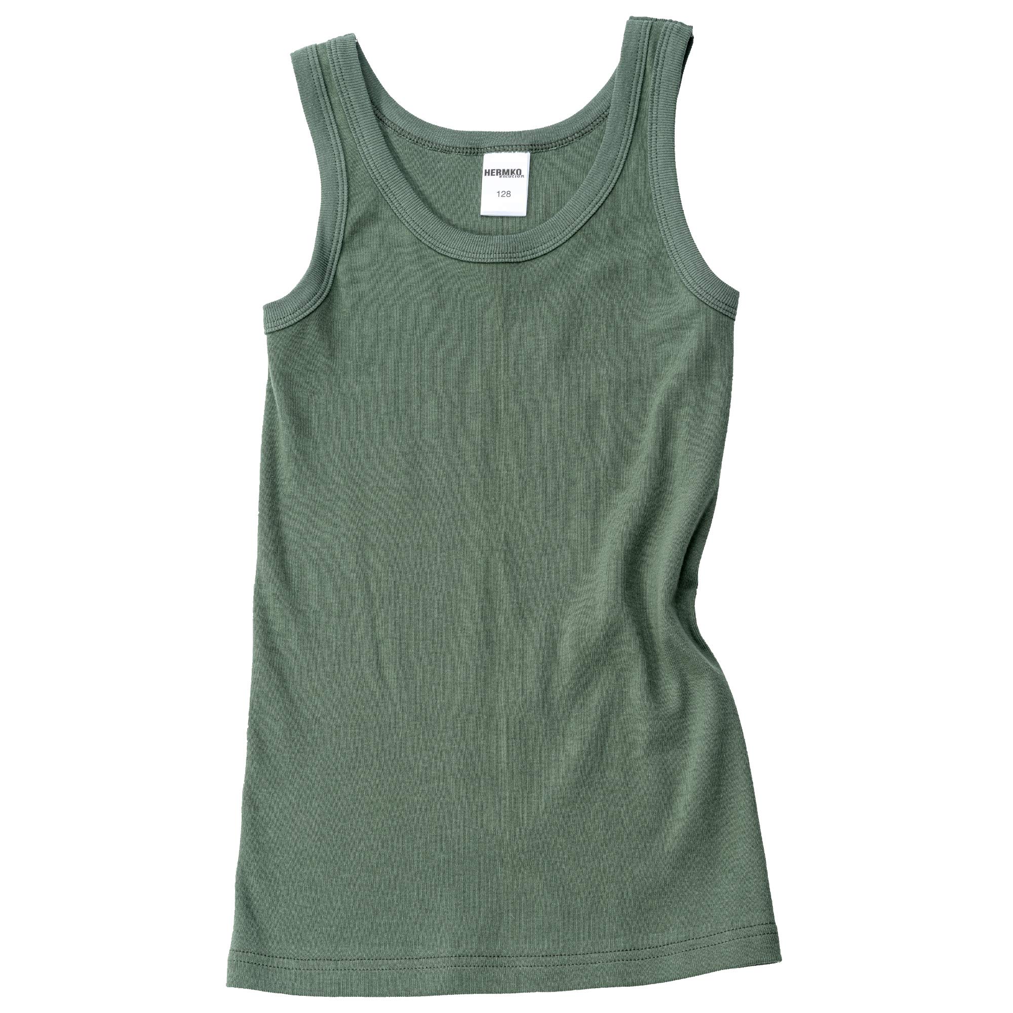HERMKO 2800 Pack de 4 Camisetas Interiores para niño algodón orgánico