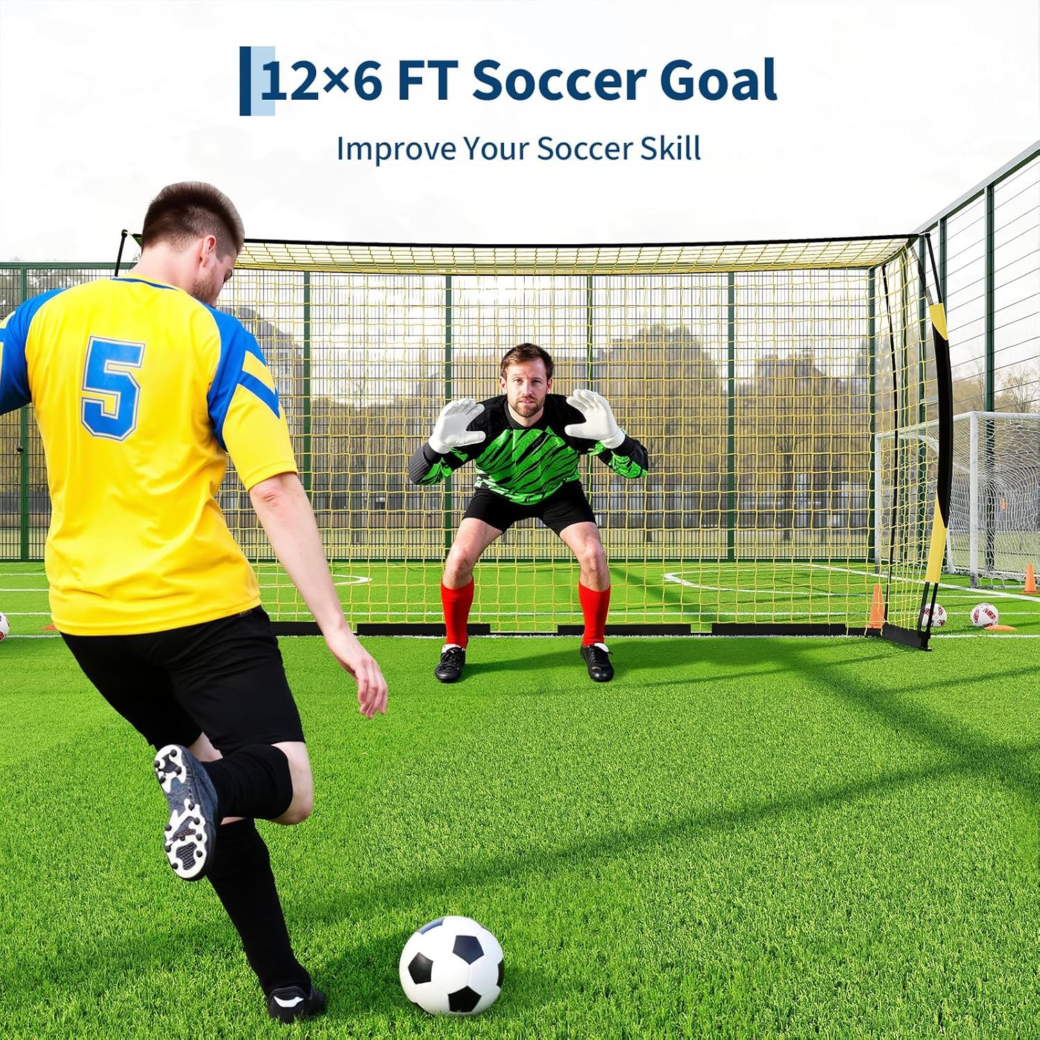 Großes Fußballtor Für Garten & Freizeit