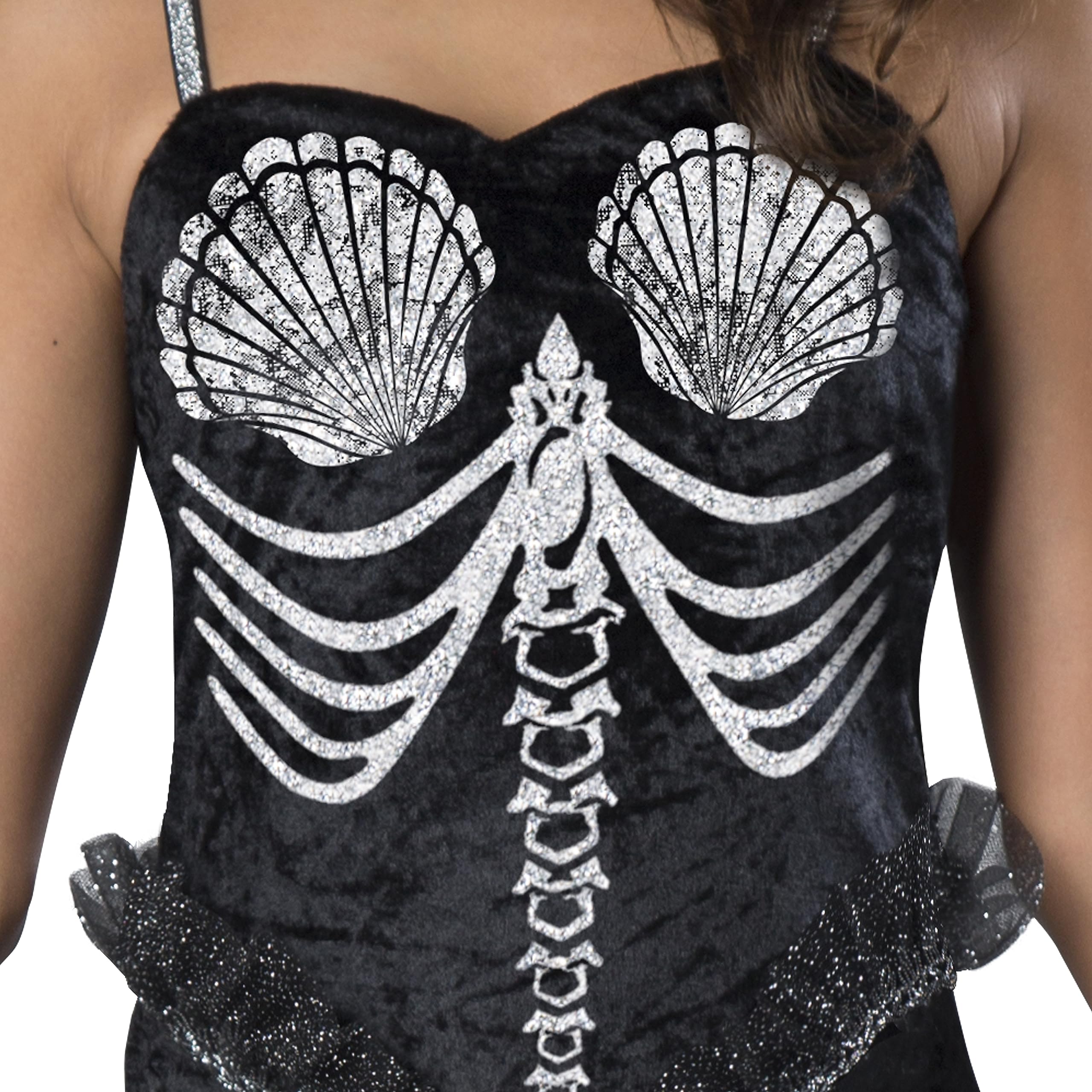 Amazon.com: Fun World Skeleton Mermaid Child Costume, Extra Small (6-8) :  Clothing, Shoes & Jewelry