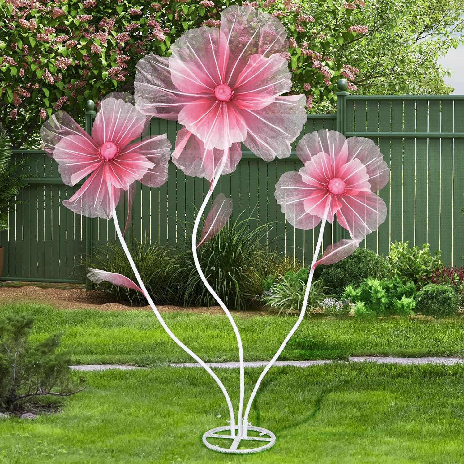 5.6 Ft Large Artificial Paper Flowers Decoration Giant Flowers Decor for Birthday Party Garden Office Home Wedding Wall Graduation Shop Window Display Baby Shower