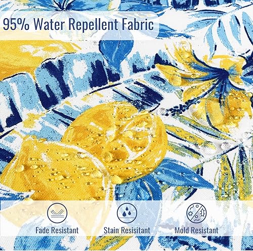 Miniatura 5 de Cojines Adirondack para sillas de patio con respaldo alto para exteriores, cojines Adirondack para jardín, porche, uso en silla de oficina en casa,