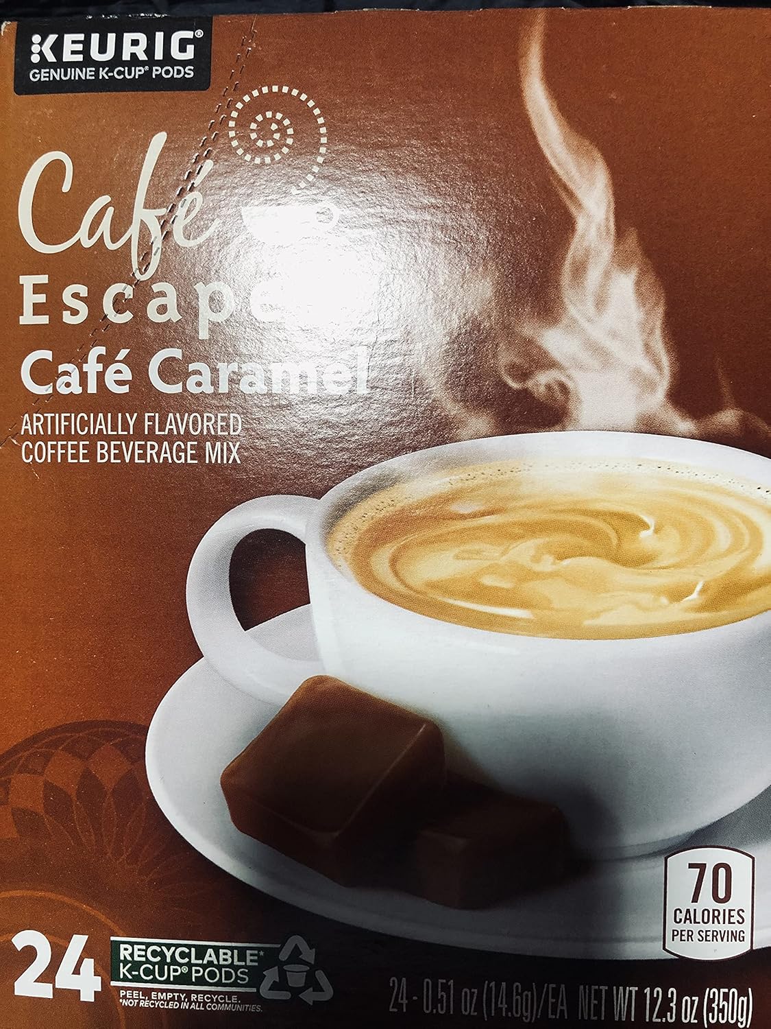 Café Escapes Café Caramel KCup Pack Grocery & Gourmet Food