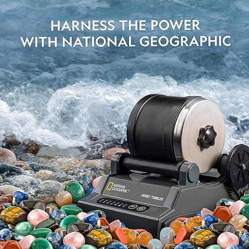 Miniatura 7 de Recambio National Geographic de arena para pulidor de rocas funciona con National Geographic lortone thumler y más