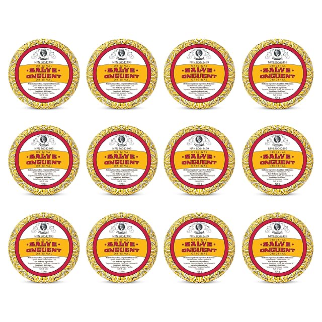 Rawleigh Antiseptic Salve Iconic Yellow Big Tin 4 5 oz Multi-Purpose Ointment Soothes Cuts Bruises Irritations with Turpentine