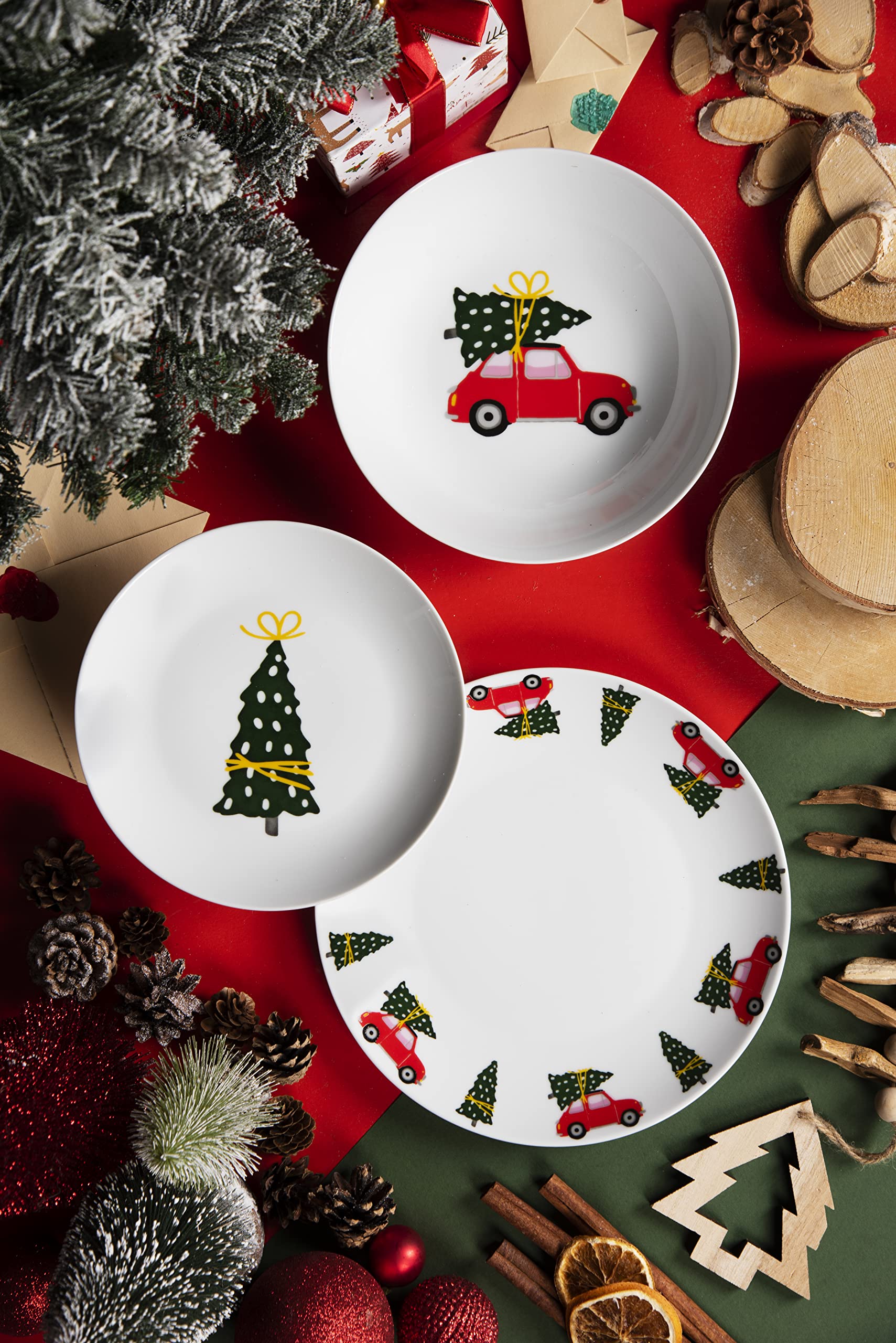 Excelsa Merry Christmas Set 6 Tovagliette In Polipropilene - Natalizie, 43x28.5 Cm - Made In Italy - 3