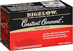 Bigelow Constant Comment noir Tea Des sacs, 20 Boîte de comptage (paquet de 6) Noirs caféinés Tea, 120 Tea Total des sacs