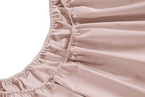 Miniatura 6 de LANE LINEN - Sábanas tamaño Split King para cama ajustable, 450 hilos, 100% algodón, 2 sábanas bajeras individuales XL, con bolsillo profundo,