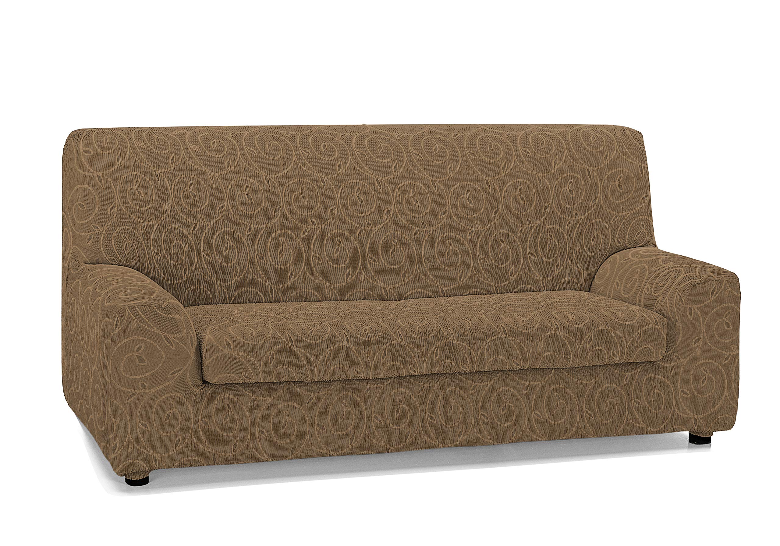 Housse de canape 3 places marron Martina Home extensible salon
