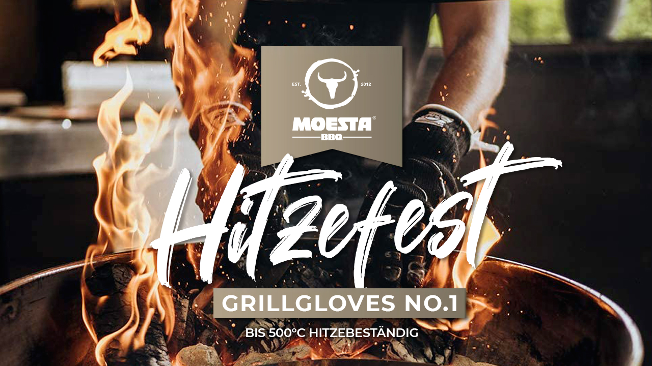 MOESTA-BBQ 10375 - GrillGloves No.1 Größe L/XL für Profis - Bis  