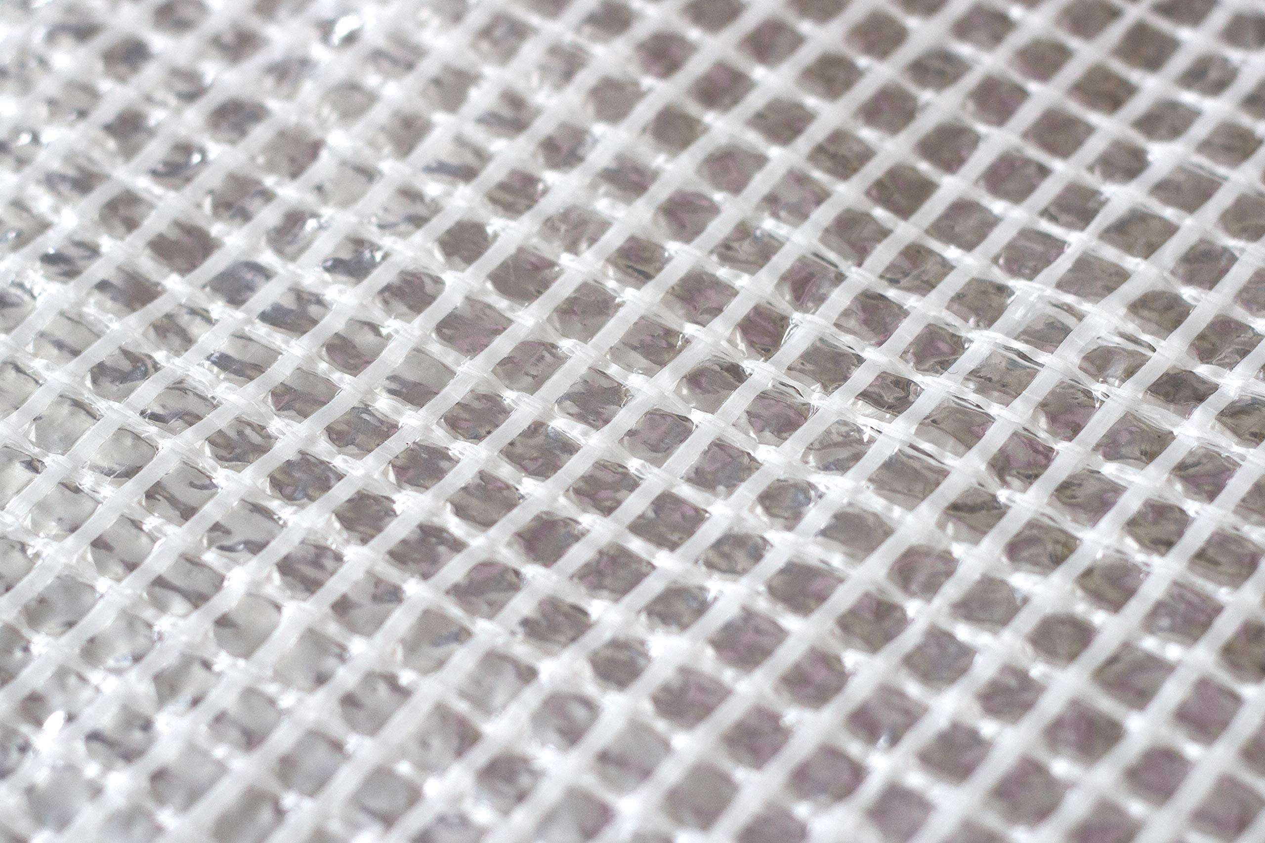 Barriera in alluminio per vapore, larghezza 1,5 m, membrana isolante rinforzata in fibra di vetro, tetto e camere attico isolamento termico (1.5m x 50m)
