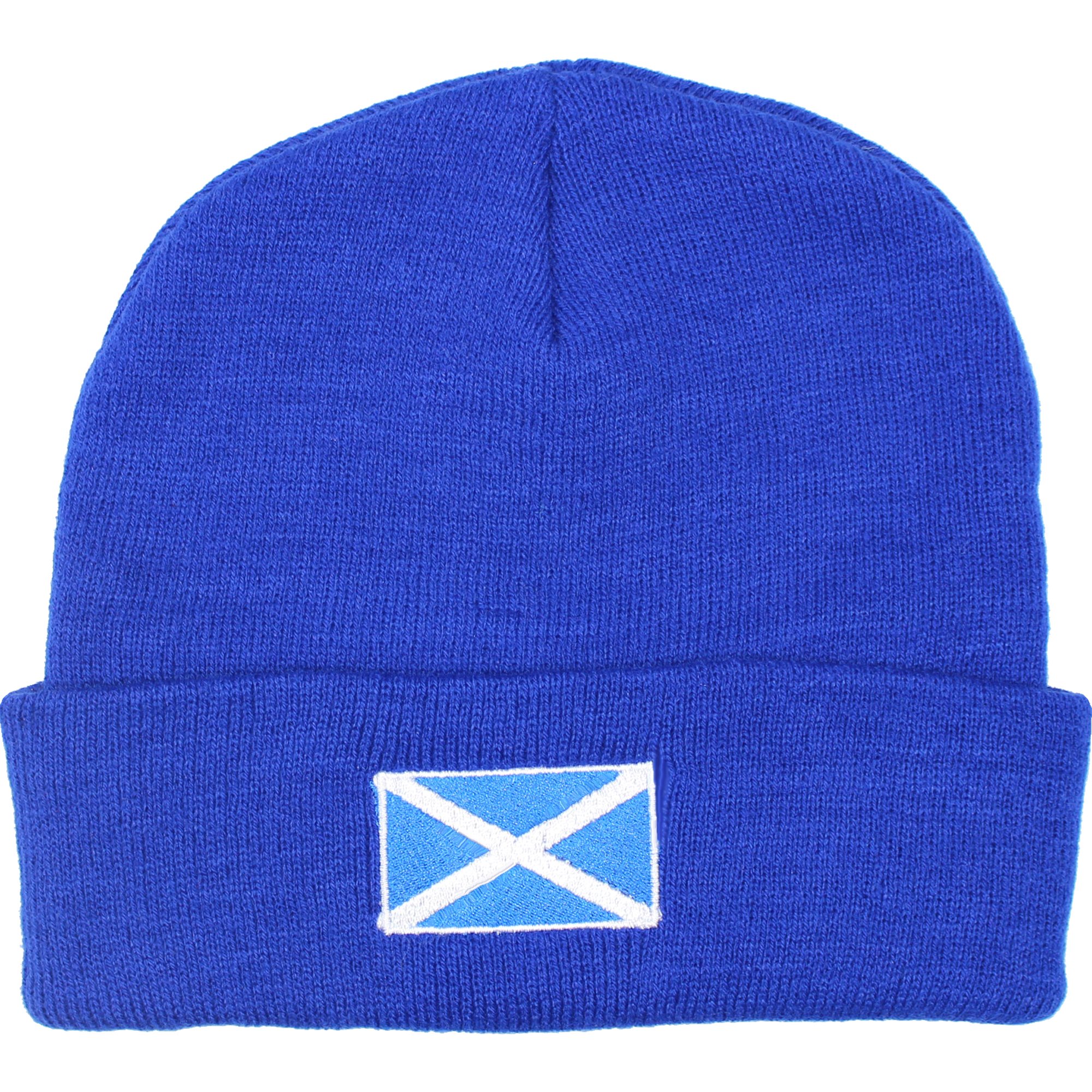 TeddyT's Men's Scotland Blue Thermal Sports Beanie Hat
