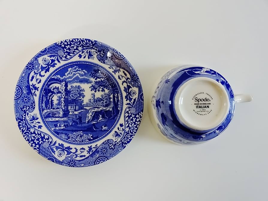 Amazon.co.jp: スポード(Spode) ブルーイタリアン ティーC/S