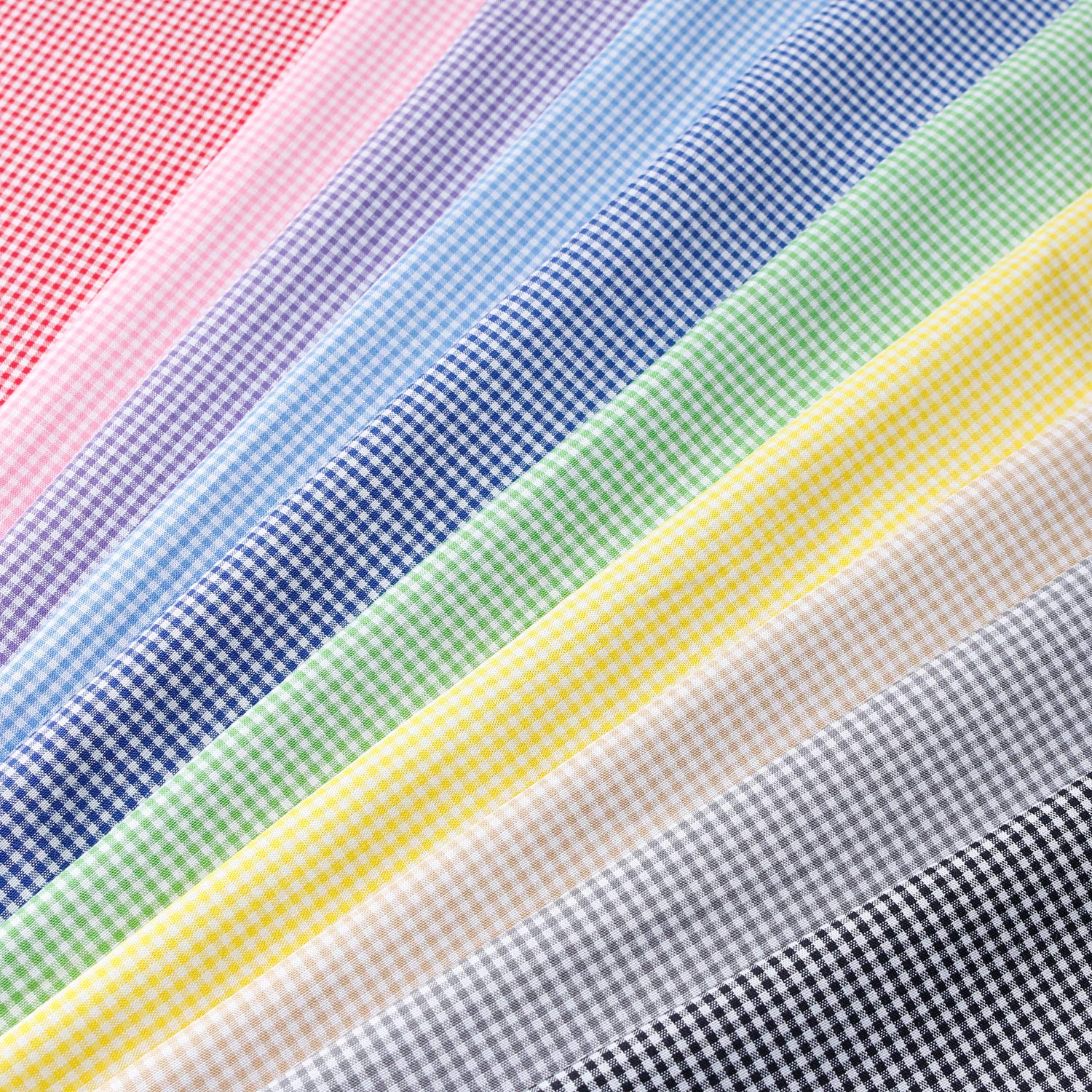 Amazon | 日本紐釦貿易 40sギンガムチェック 小 巾110cm×2m切売カット