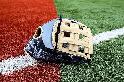 Miniatura 60 de Rawlings Guantes de béisbol REV1X Tamaños 11.5 a 12.75 pulgadas Múltiples estilos Negro/dorado 2 piezas de tela sólida