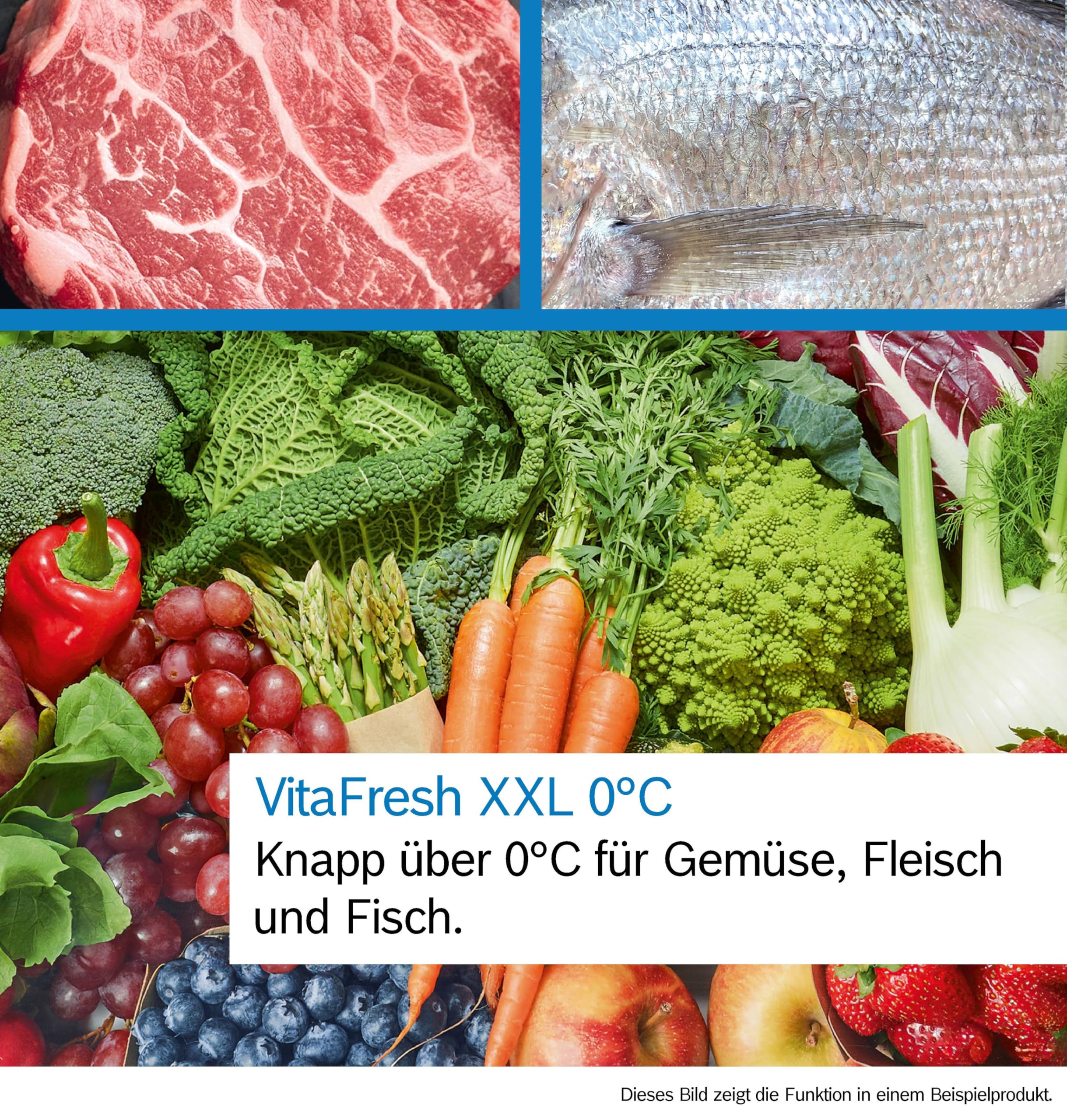 Bosch Serie 4 Smarter Freistehender Kühlschrank 186.2 x 59.5 cm KSN36VCCG | NoFrost nie wieder abtauen, 402 L Volumen, VitaFresh XXL 0 °C Zone für lange Frische, LED-Beleuchtung, MultiAirflow-System