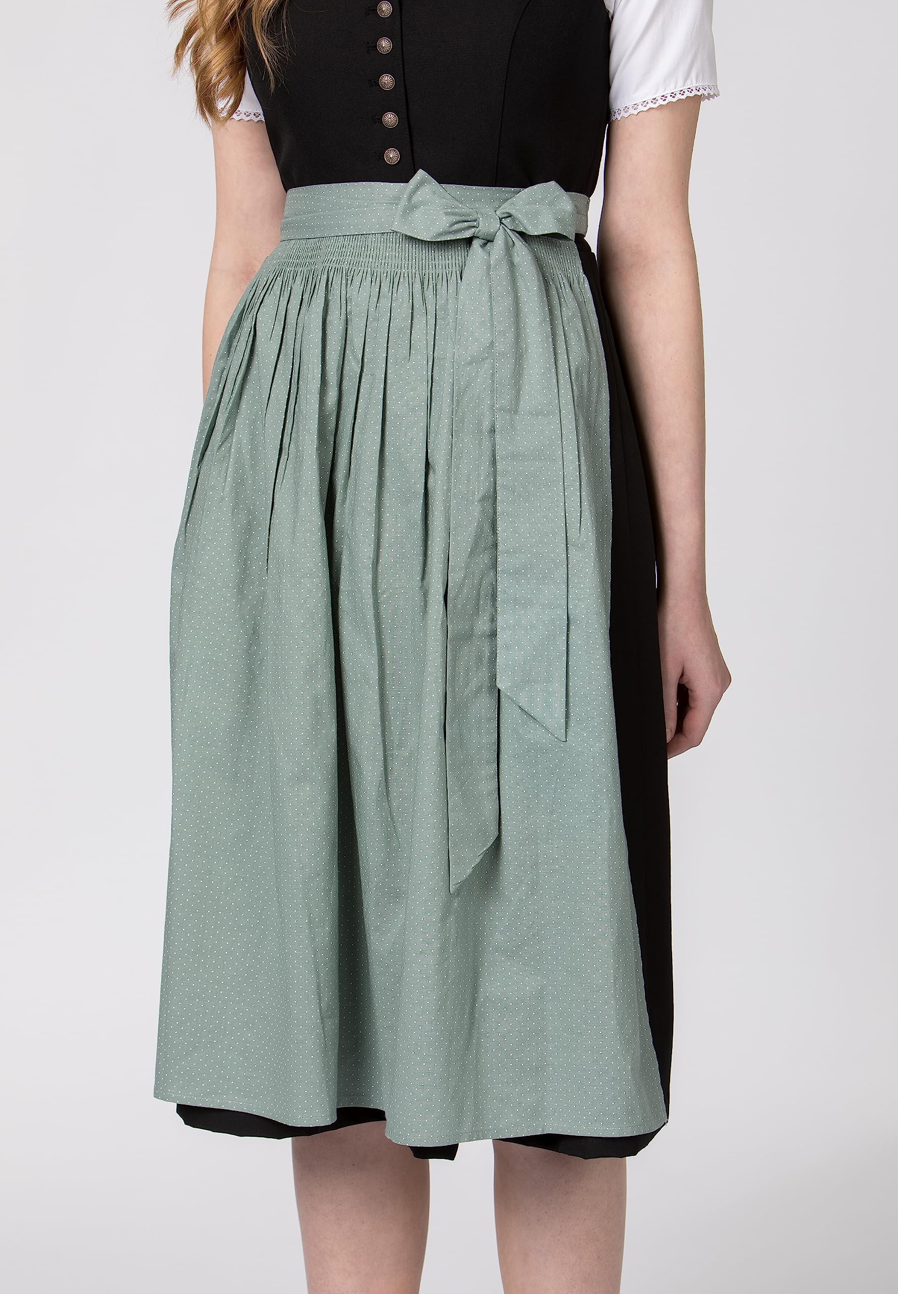Stockerpoint Women's Molina Dirndl Apron, szałwia, 40-44