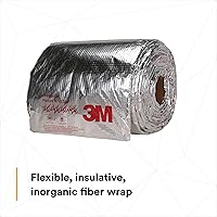 Vista 4 de 3M Envoltorio resistente al fuego Plenum 5 A +, 1/2 pulgada x 24 pulgadas x 50 pies, rodillo