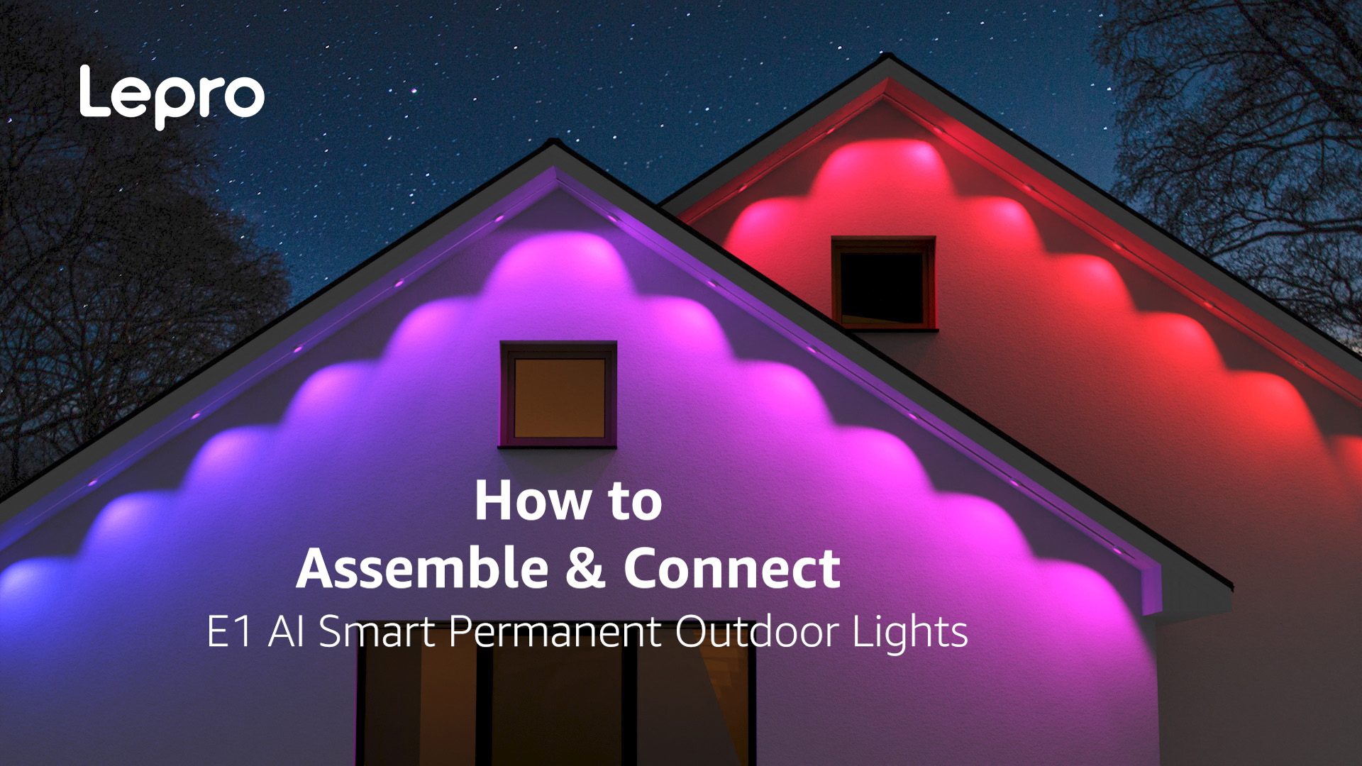 Lepro AI-Powered Outdoor Lights with Customizable RGB+IC LEDs