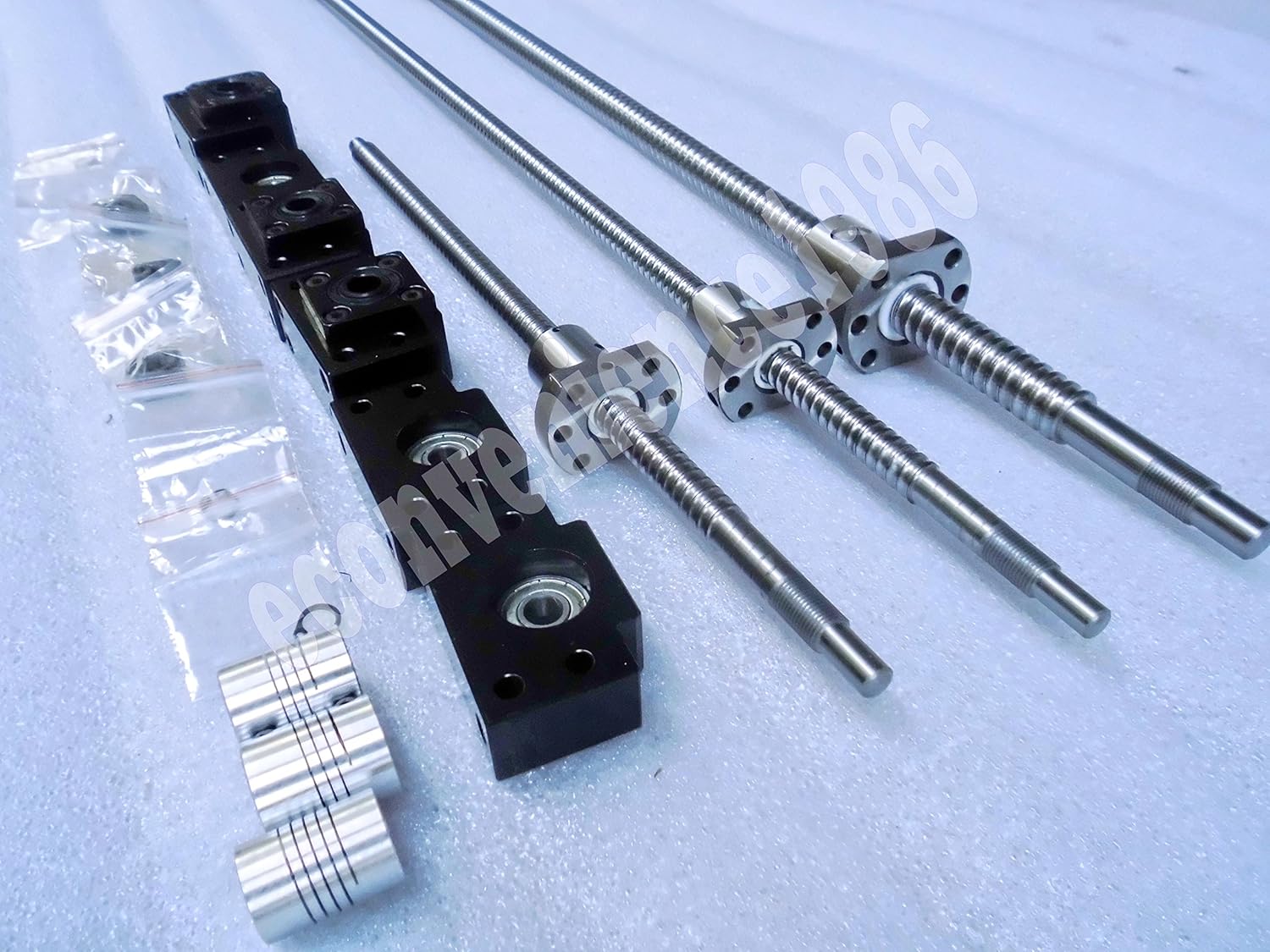 3 ballscrews ball screws anti backlash ball screw RM1605