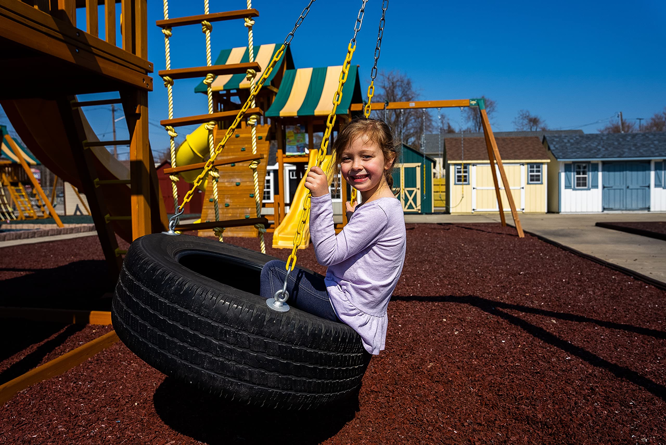 ユニークな ジャングルジム ブランコ 屋内・屋外遊び 幼児 小学生 Gorilla Playsets 090001 Dinner Bell