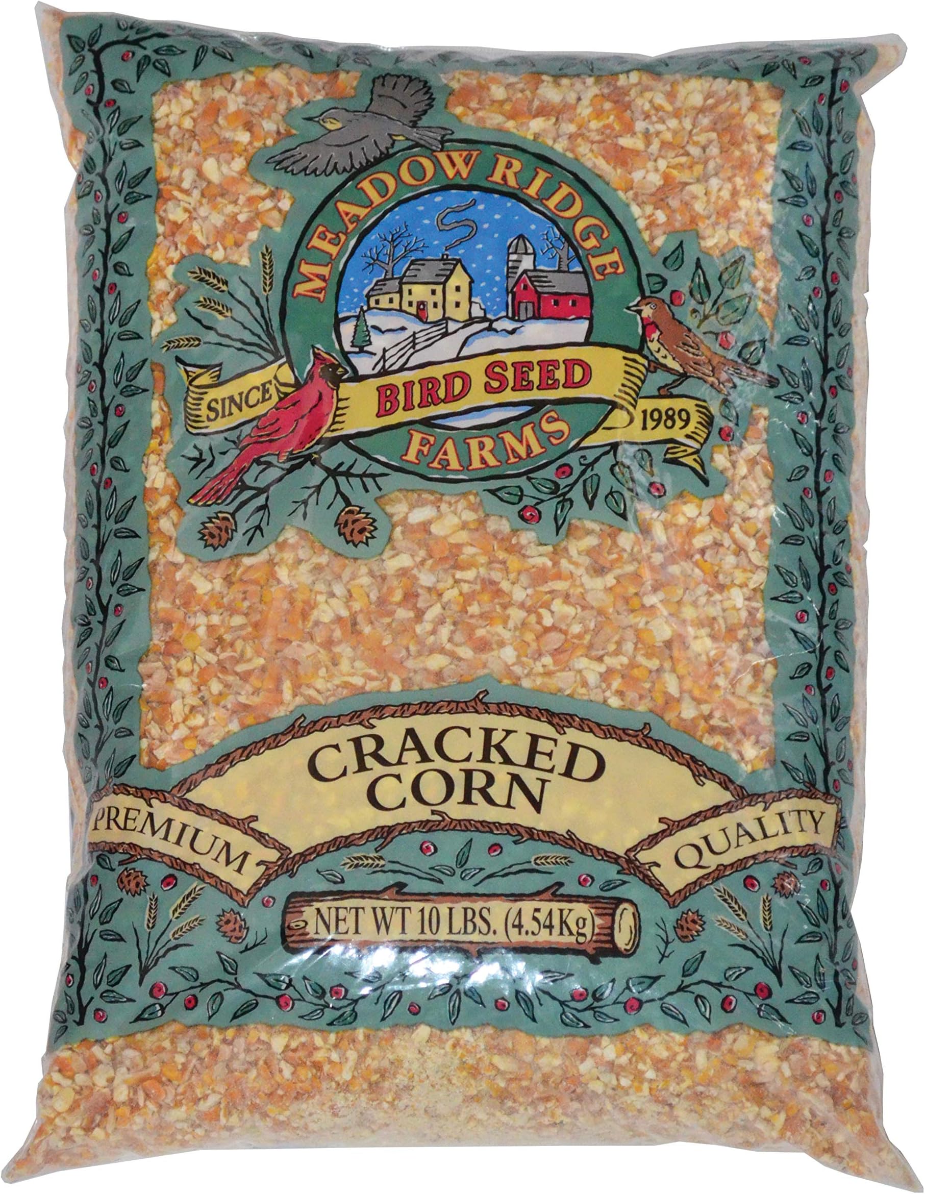 Cracked Corn Wild Bird Food, 10-Pound Bag