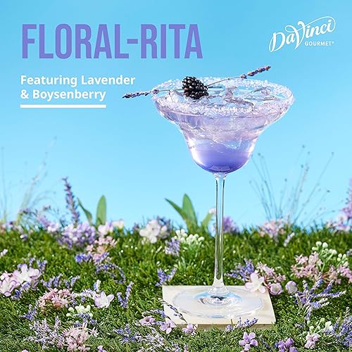 Miniatura 7 de Davinci Gourmet - Jarabe de lavanda, excelente jarabe para cócteles, bebidas sin alcohol, café en frío, limonadas, refrescos y seltzers, 25.4 onzas