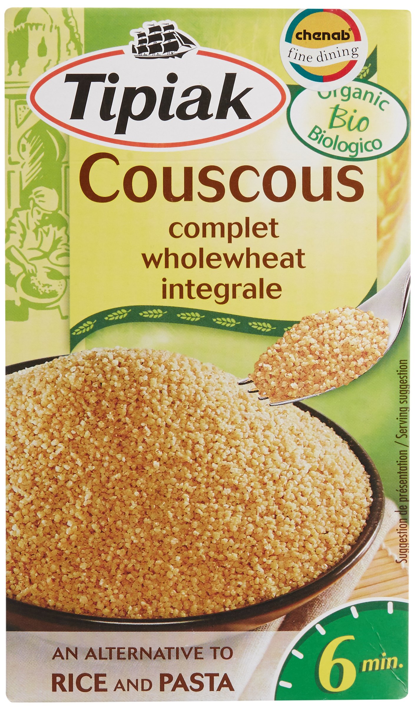 Tipiak Complete Wholewheat Integrale Couscous - 400 gm