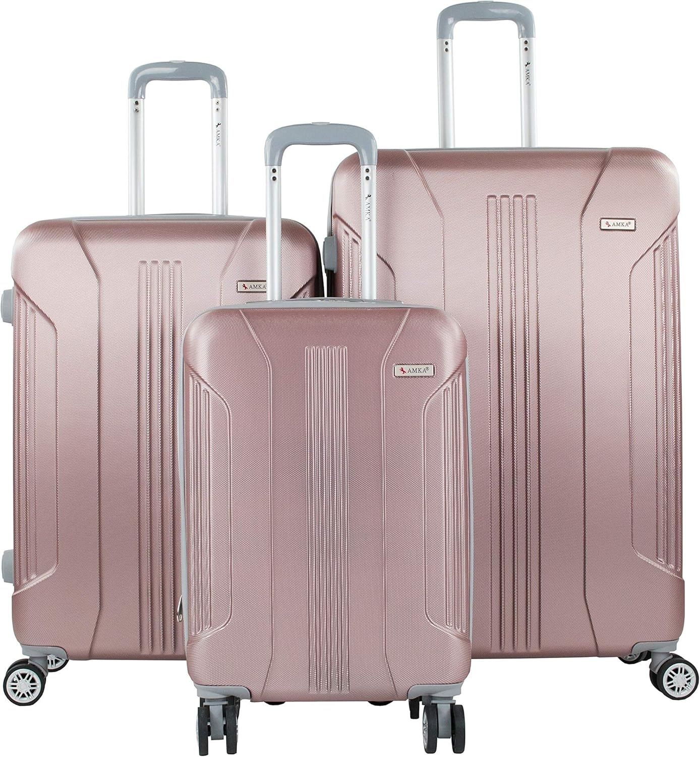AMKA Sierra 3Piece Expandable Hardside Spinner Luggage