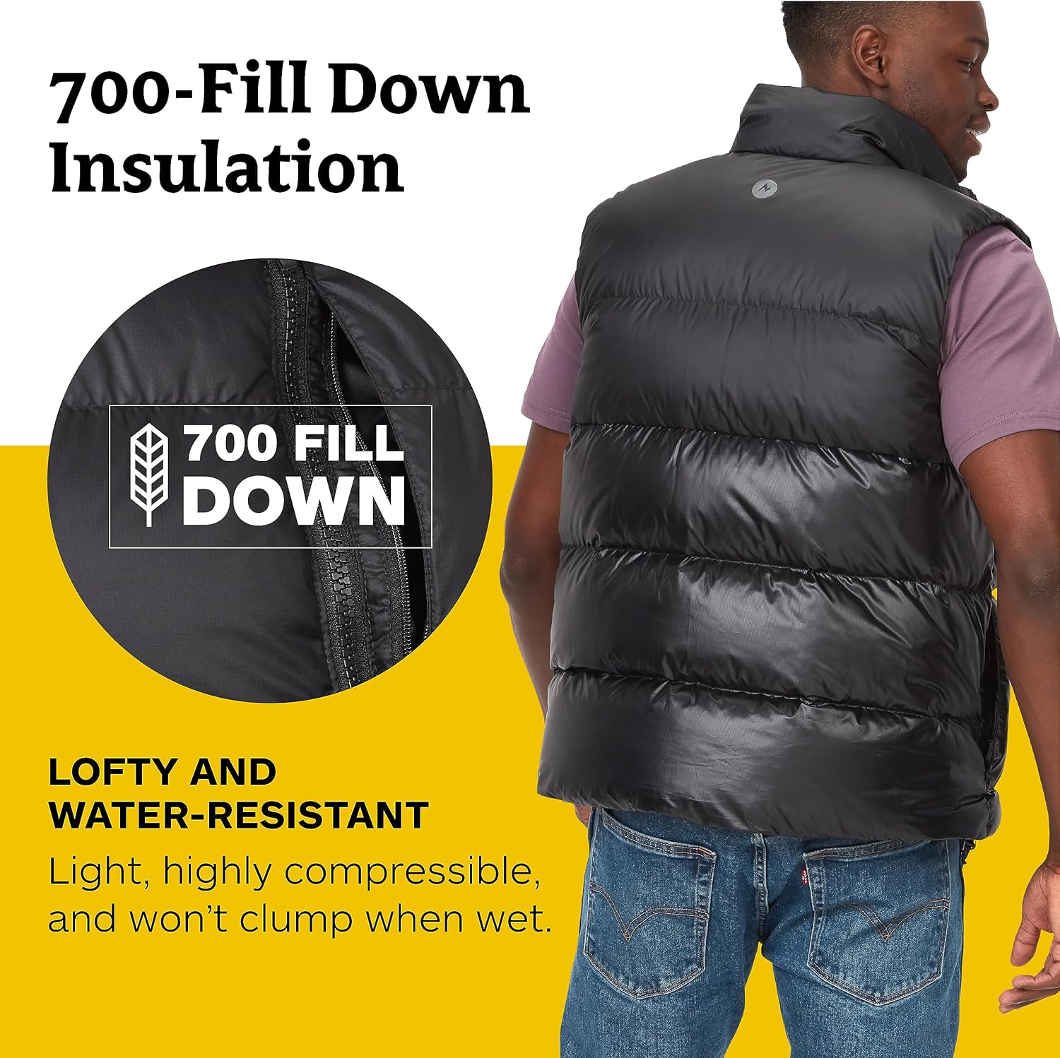 MARMOT Men’s Guides Down Vest - 700-Fill Insulated, Water-Resistant, Lightweight Puffer - Image 5