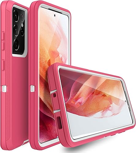 Miniatura 2 de MXX Funda compatible con Galaxy S21 Ultra, 3 capas súper resistente, protección contra golpes, a prueba de polvo, diseñada para Samsung Galaxy S21