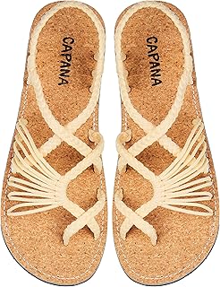 Woven Women's Flat Sandals - Strappy Braided Sandals, Beach Sandals for Women Dressy Summer, Rope Bohemian Sandals, Spring Casual Womens Shoes, Comfy Boho Flats for Teen Girls – Banyan