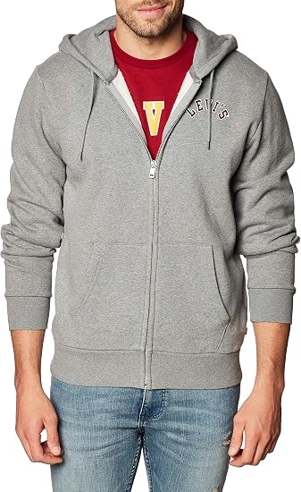 Levi's T3 Graphic Zip Up,Gris Jaspe,EG : Amazon.com.mx: Ropa, Zapatos y  Accesorios