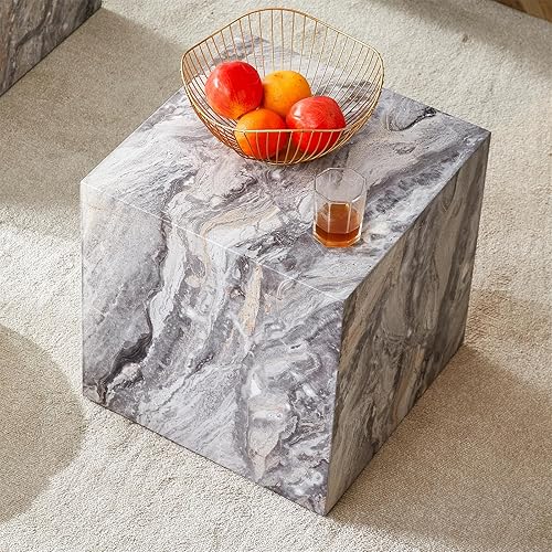 Miniatura 48 de Mesa de centro rústica marrón para sala de estar, mesas centrales rectangulares, moderna y elegante mesa de cóctel de madera para oficina en casa -