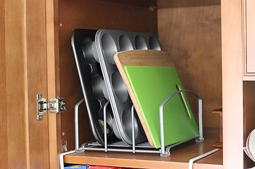 Miniatura 3 de DecoBros organizador de cocina para despensa plateado